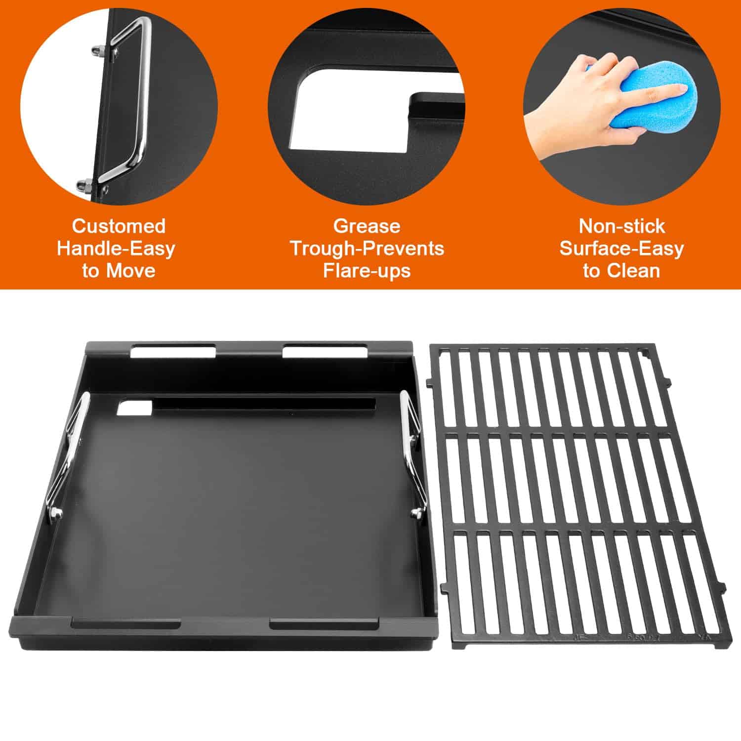 Insertos y Parrilla para Plancha de Cocina Upgrade para - Imagen 4