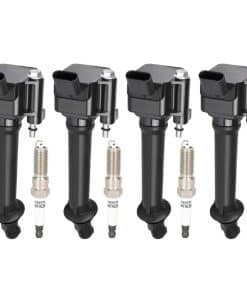 ECCPP 4 bobinas de encendido con 4 bujías de iridio, UF821,