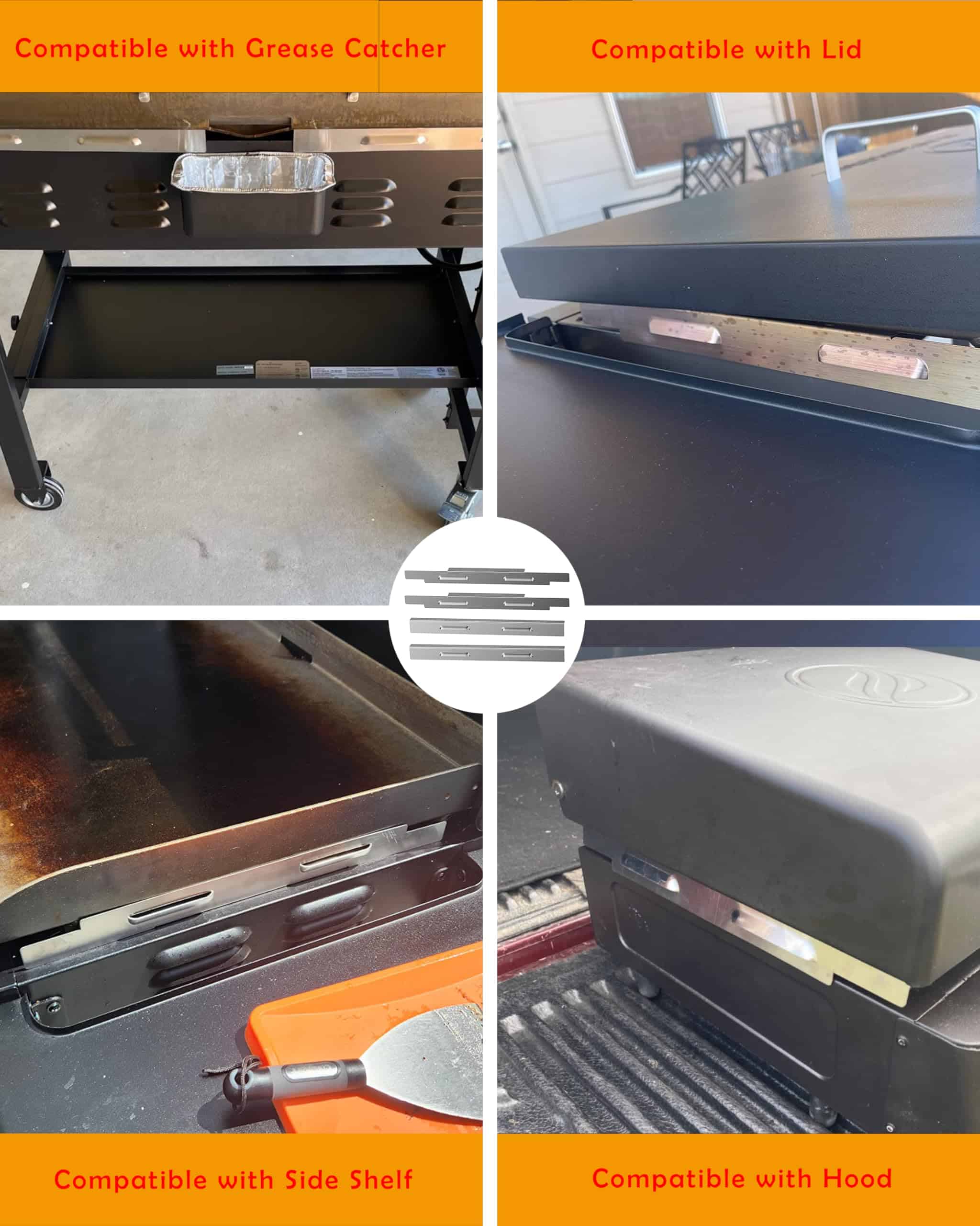 Guardias contra el viento mejoradas para la parrilla 28''XL - Imagen 6