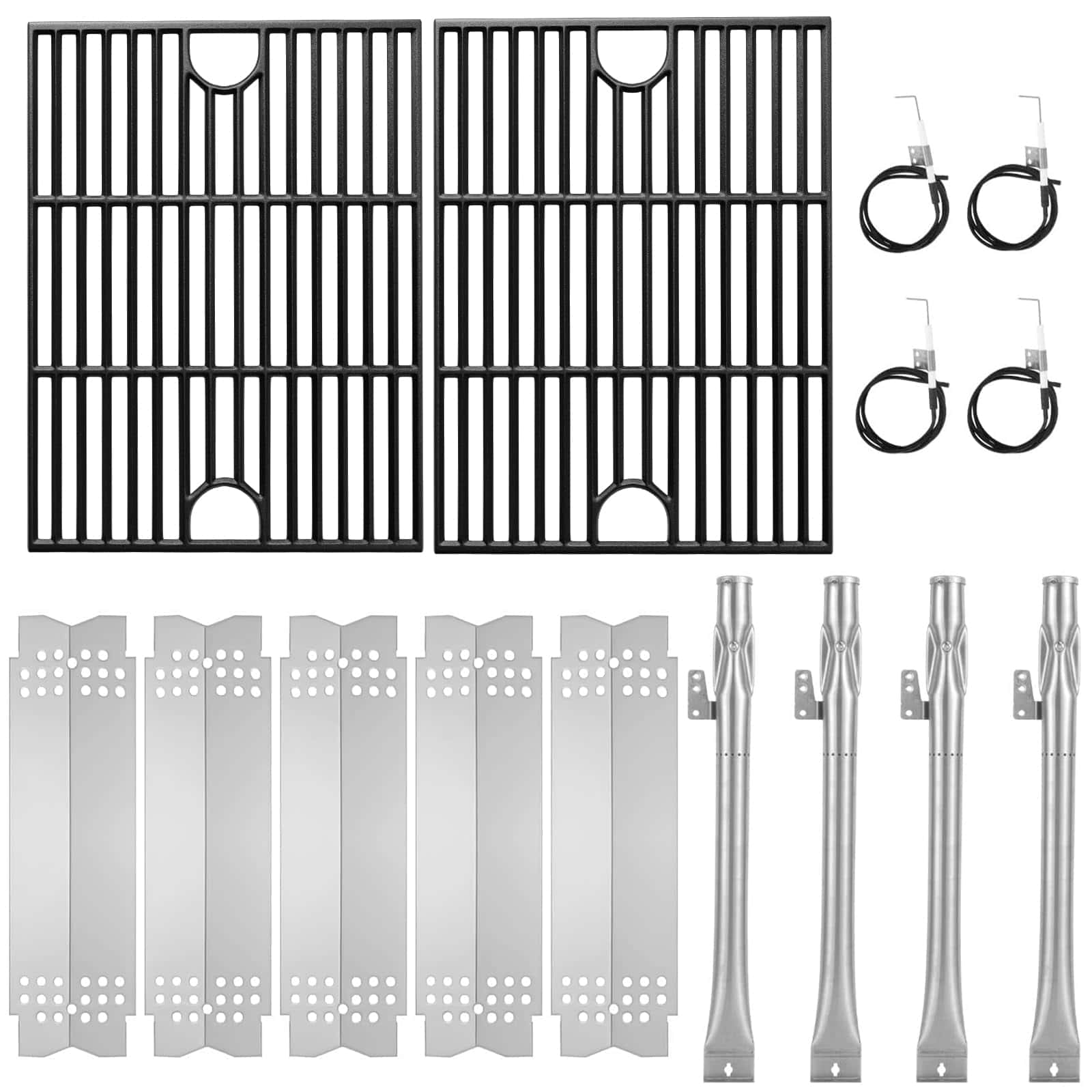 Parrillas de Hierro Fundido, Placas de -Plata