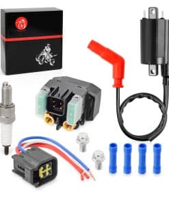 Bobina de Encendido y Relé de Arranque Bujía Compatible con