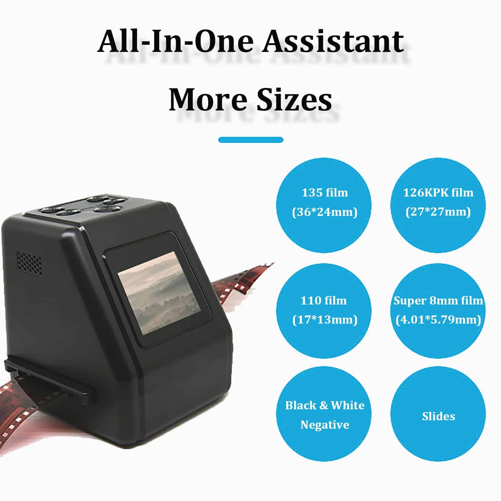 Escáner de Negativos de Película Mini Digital Escáner de - Imagen 4