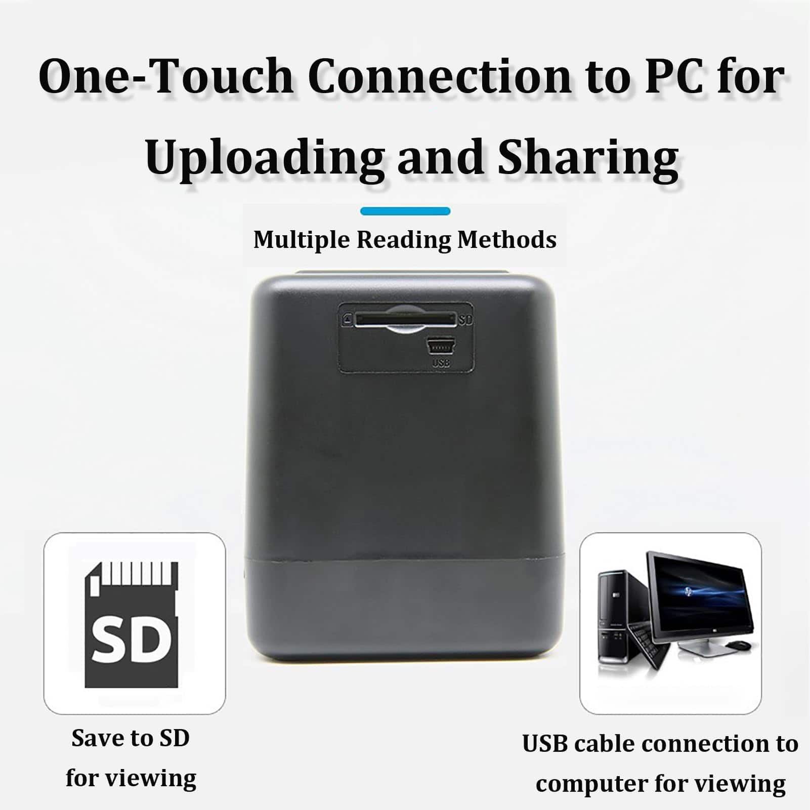 Escáner de Negativos de Película Mini Digital Escáner de - Imagen 6