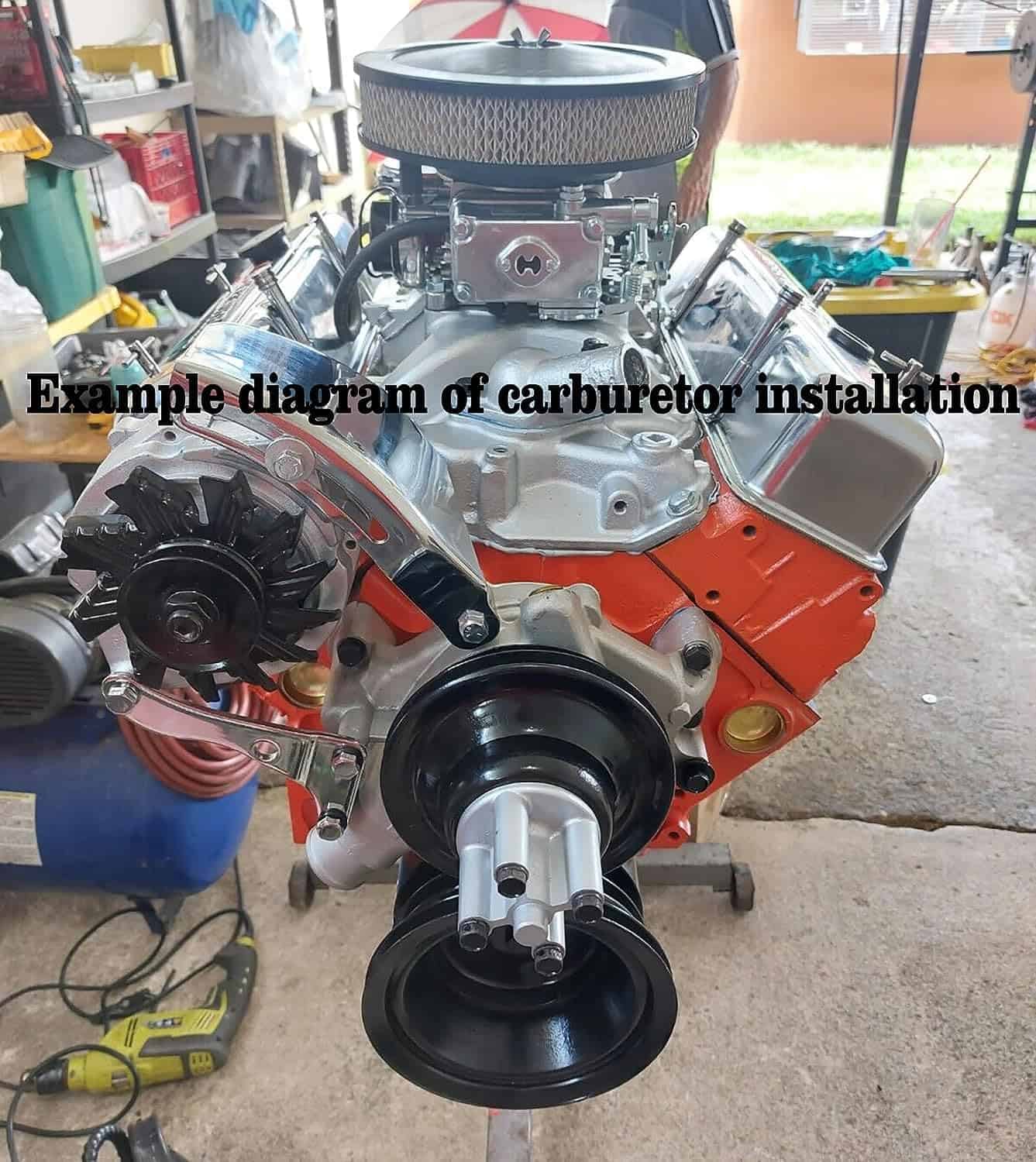 Carburador de 4 gargantas de 600CFM Reemplaza Holley 4160 - Imagen 6