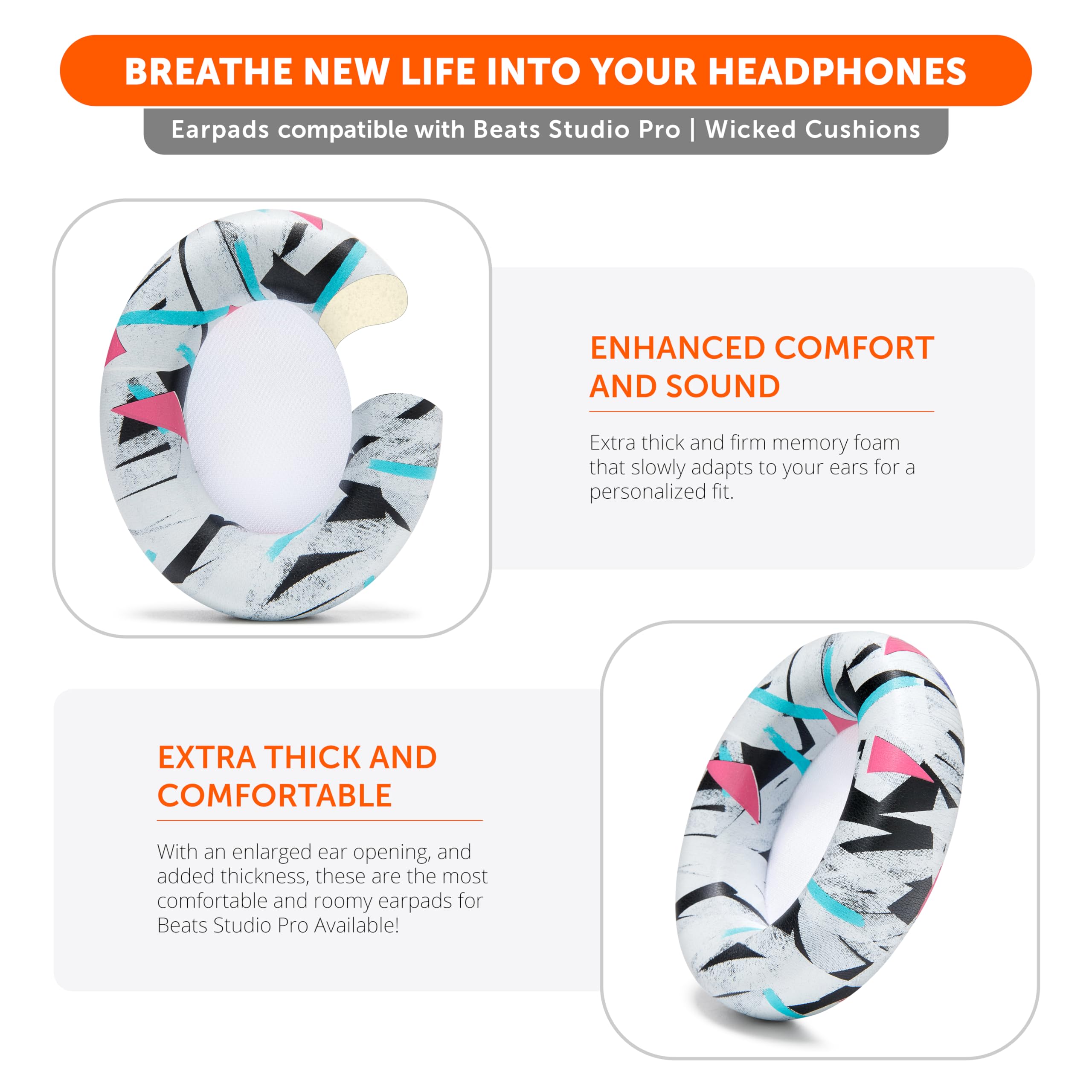 Almohadillas Extra Gruesas para Beats Studio PRO Hechas por - Imagen 6