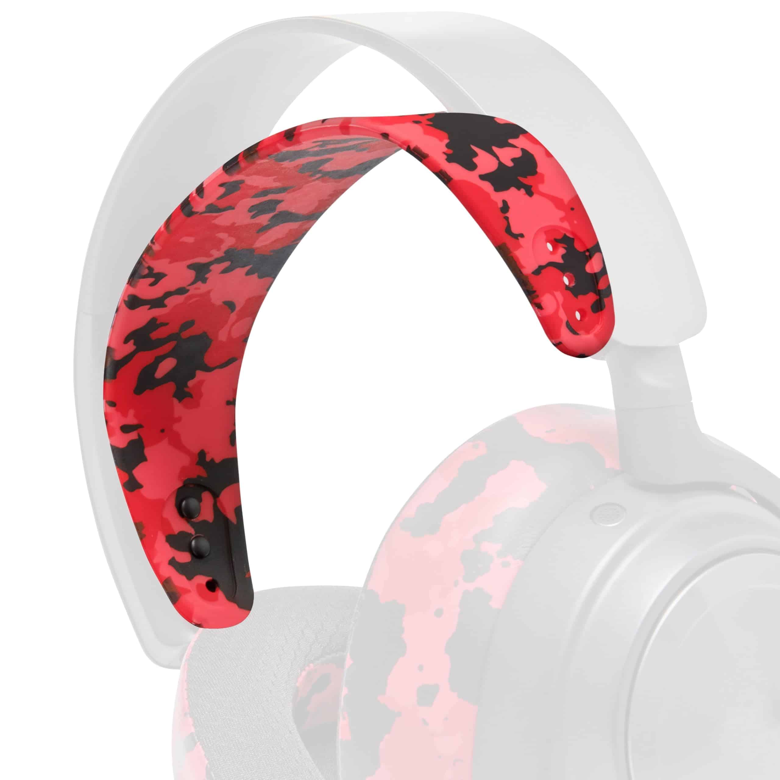WC HeadbandZ Arctis Nova - Diadema de -Rojo Camuflaje