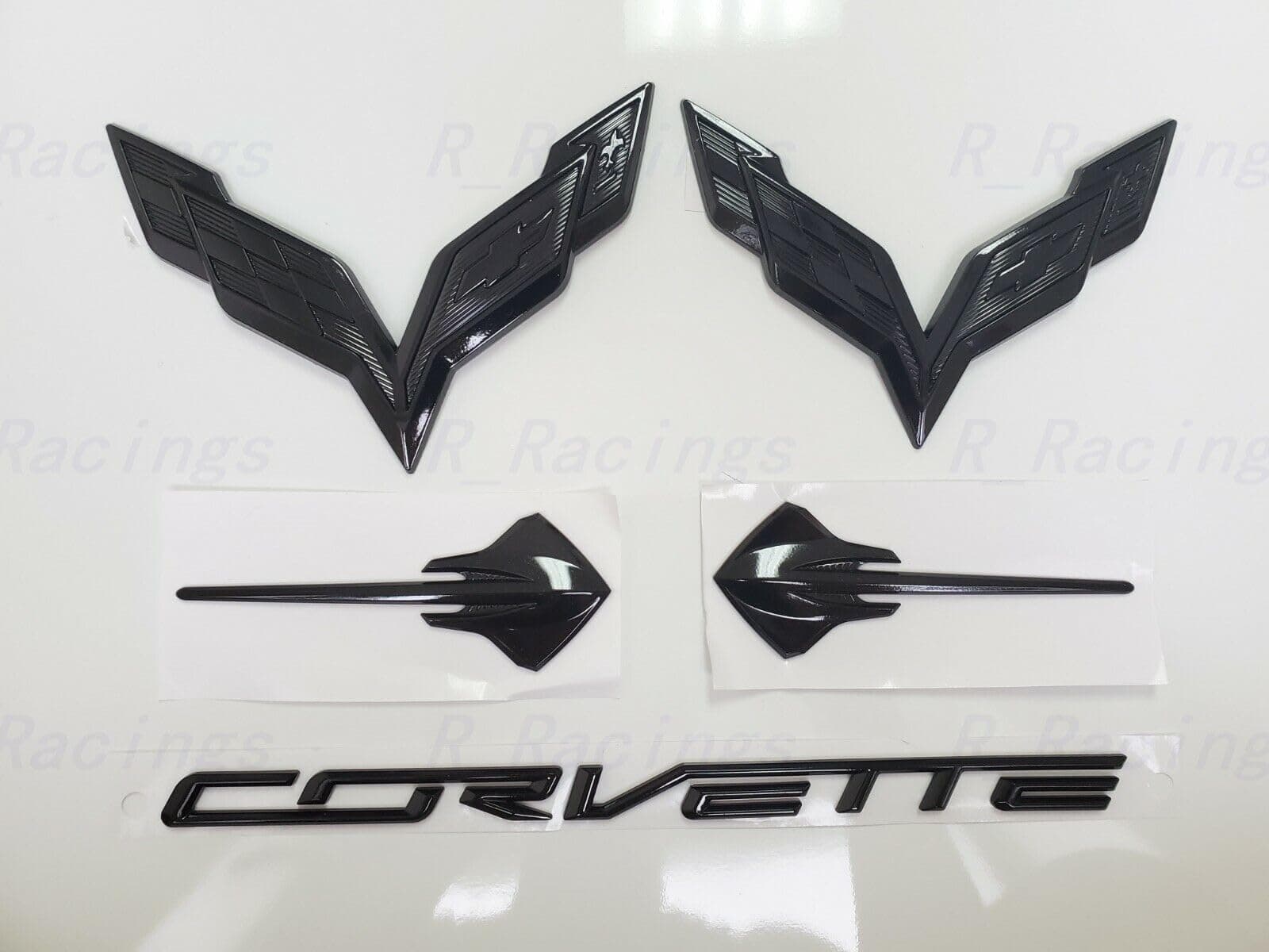 Emblema delantero y trasero de Corvette C7 2014-2019 y - Imagen 5