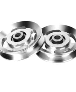 2 Pcs Rueda de Polea de Aluminio, Rueda de Polea de Cable