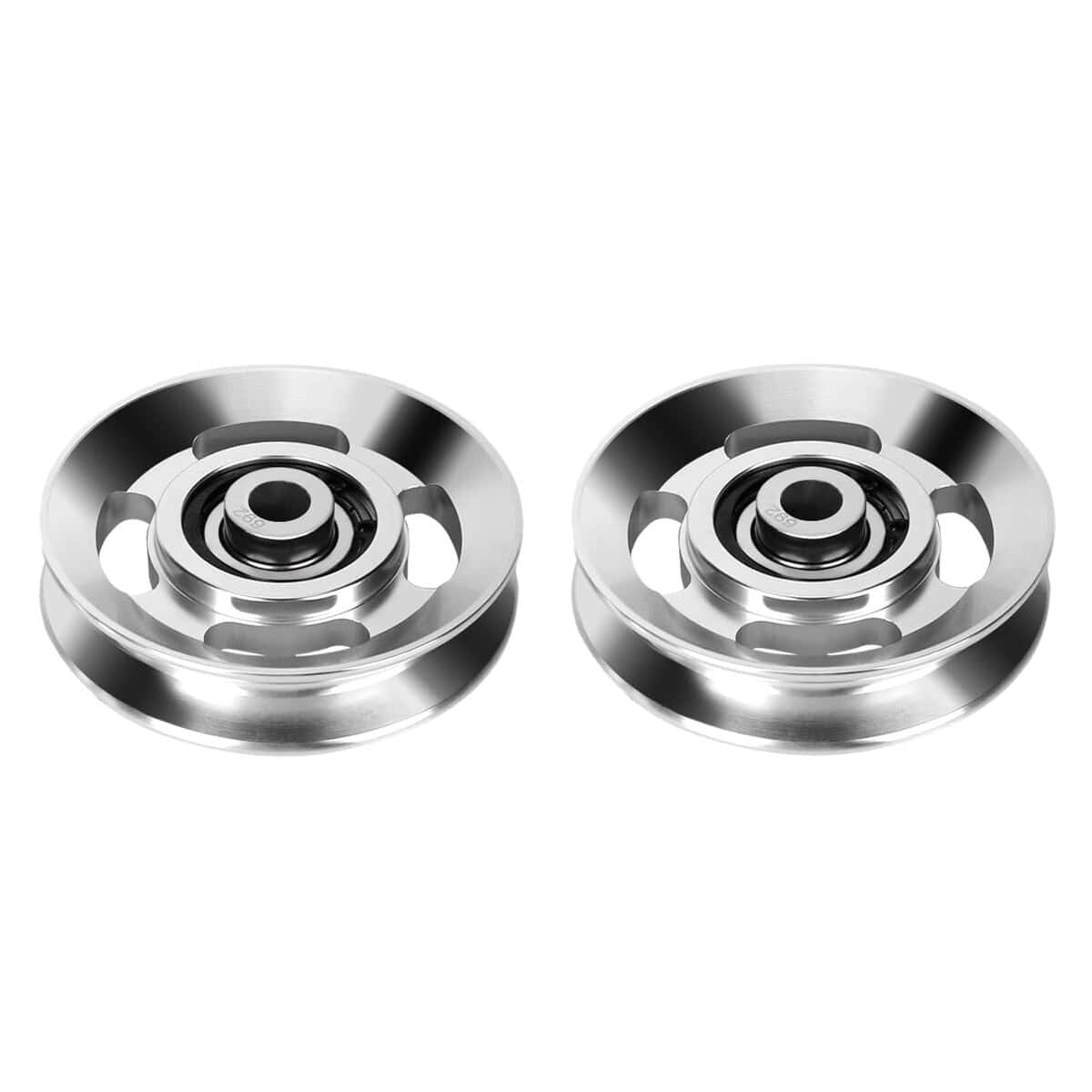 2 Pcs Rueda de Polea de Aluminio, Rueda de Polea de Cable - Imagen 8