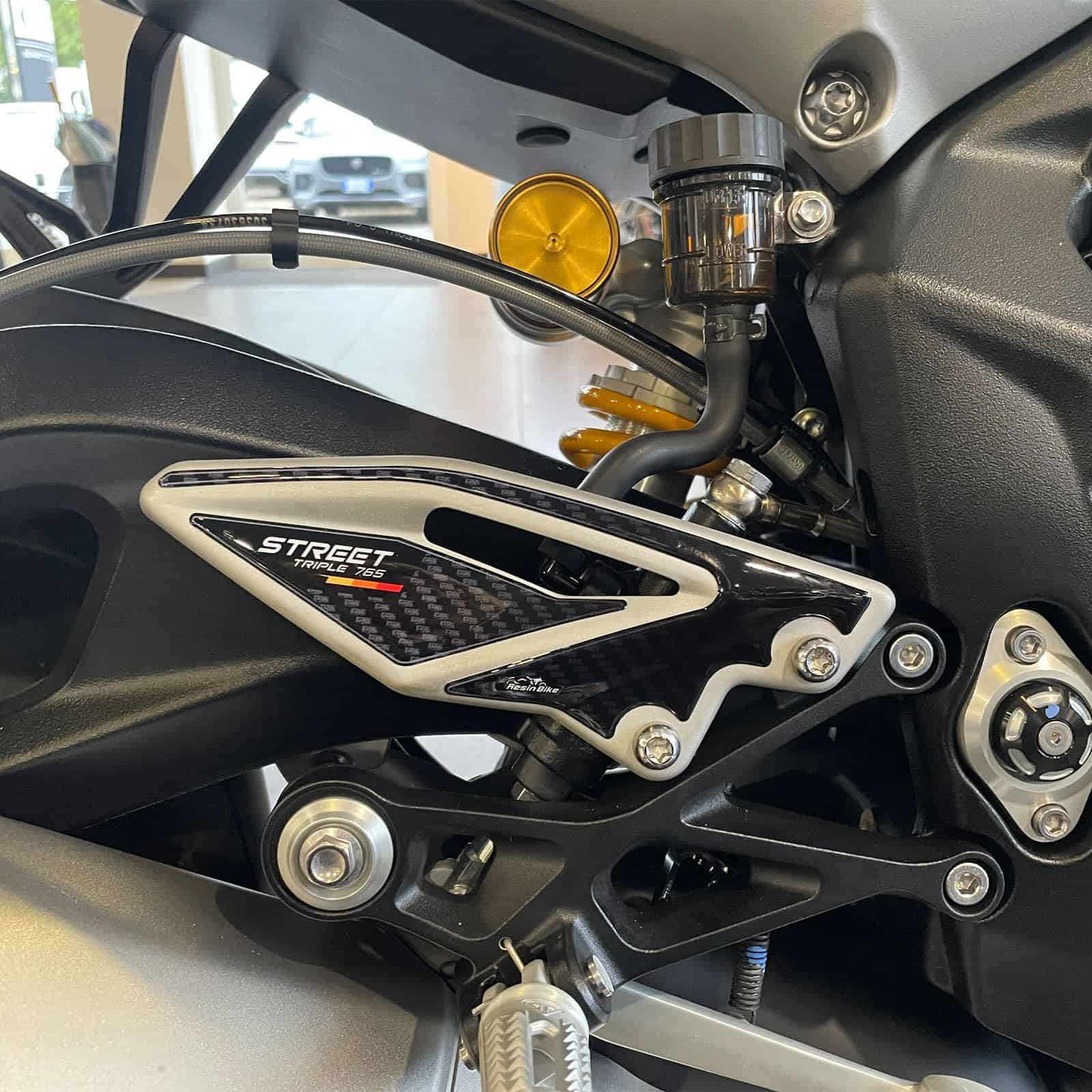 Calcomanías de resina para moto 3D compatibles con Triumph