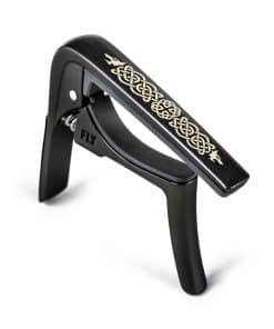 JIM DUNLOP Trigger Fly Capo Edición Nudo Celta Curvo-Negro