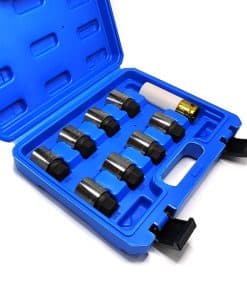 Juego de 9 Piezas de 25.5mm Llave de Bloqueo de Tuerca de
