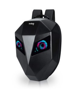 Mochila para motocicleta indigi con capacidad de expansión