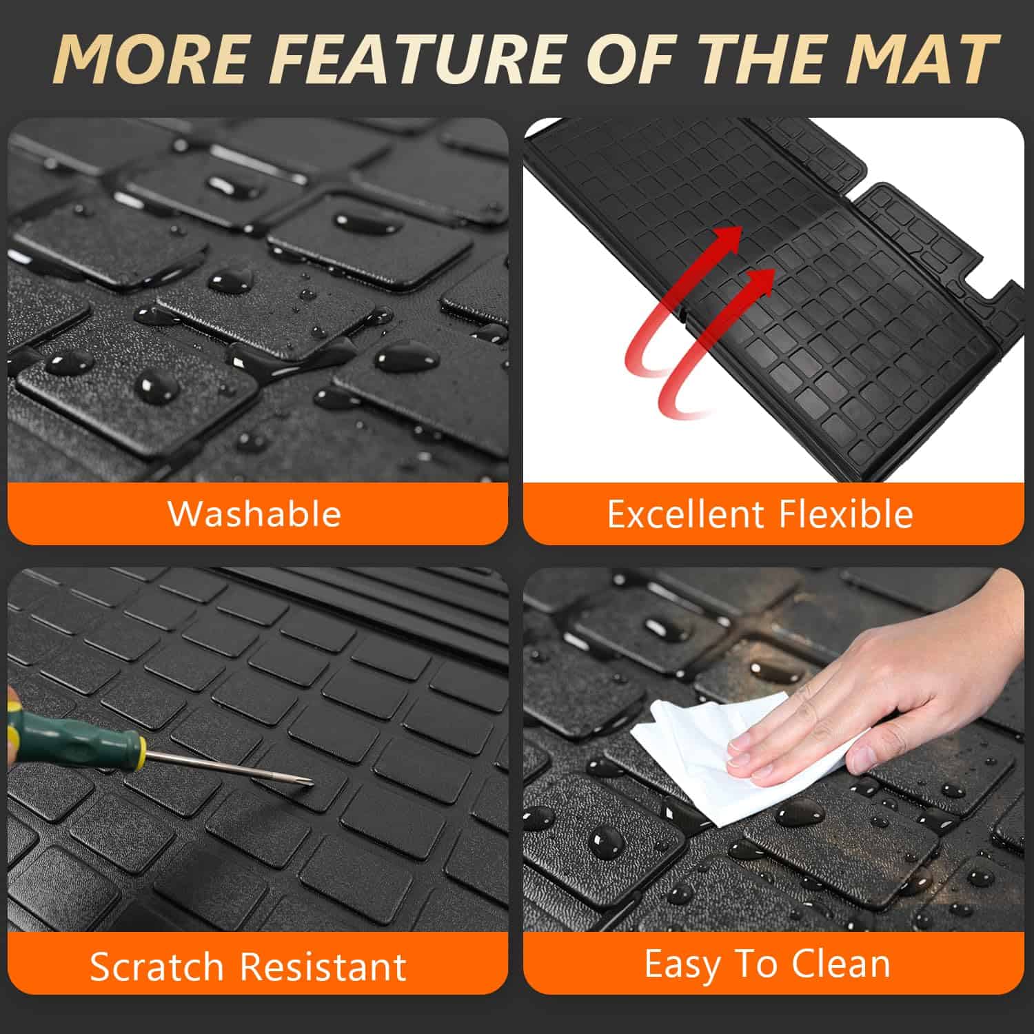 Tapete de carga powoq compatible con Honda Pilot 2023 2024 - Imagen 6