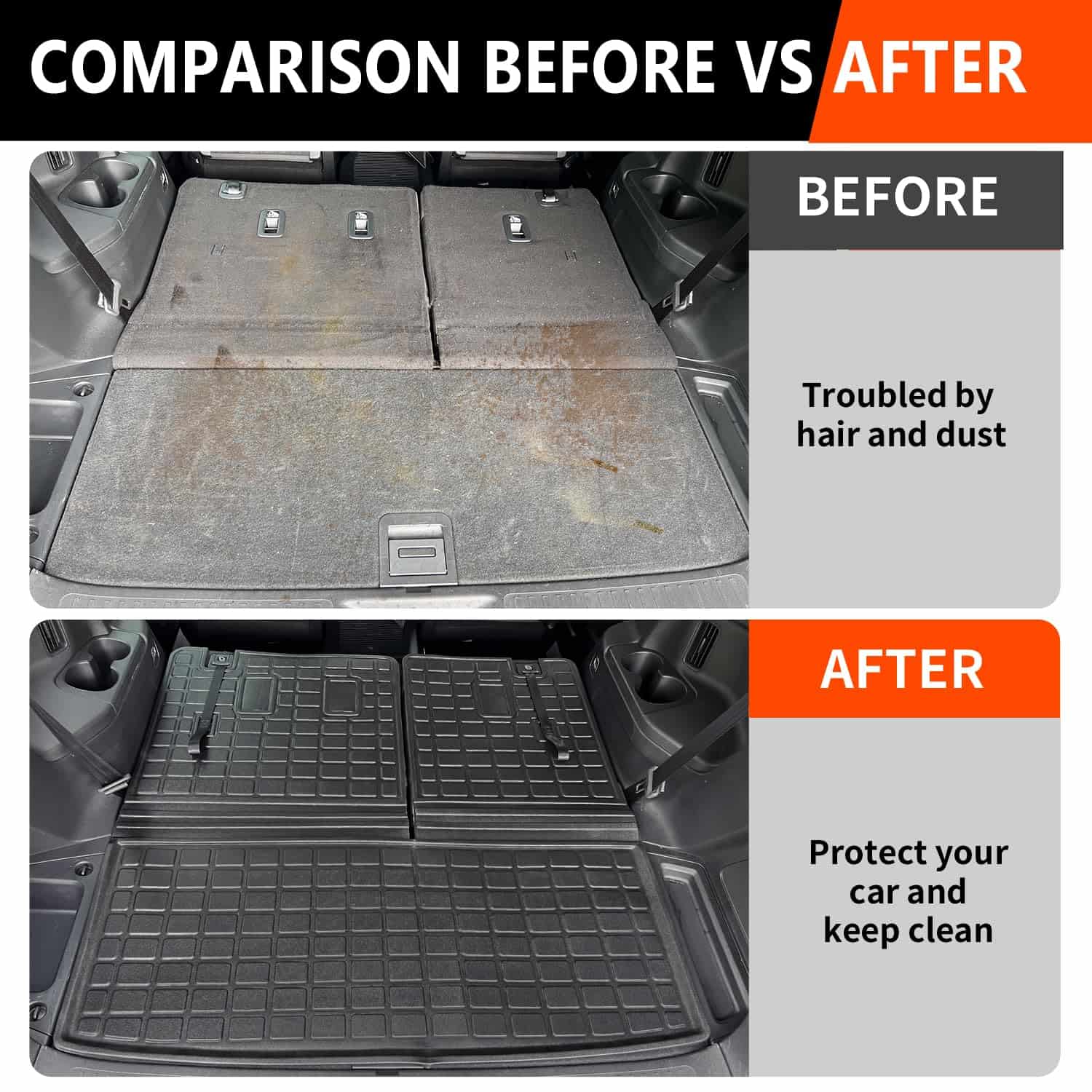 Tapete de carga powoq compatible con Honda Pilot 2023 2024 - Imagen 4