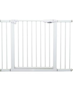 Puerta de Bebé de Metal para Mascotas Color Meteorito