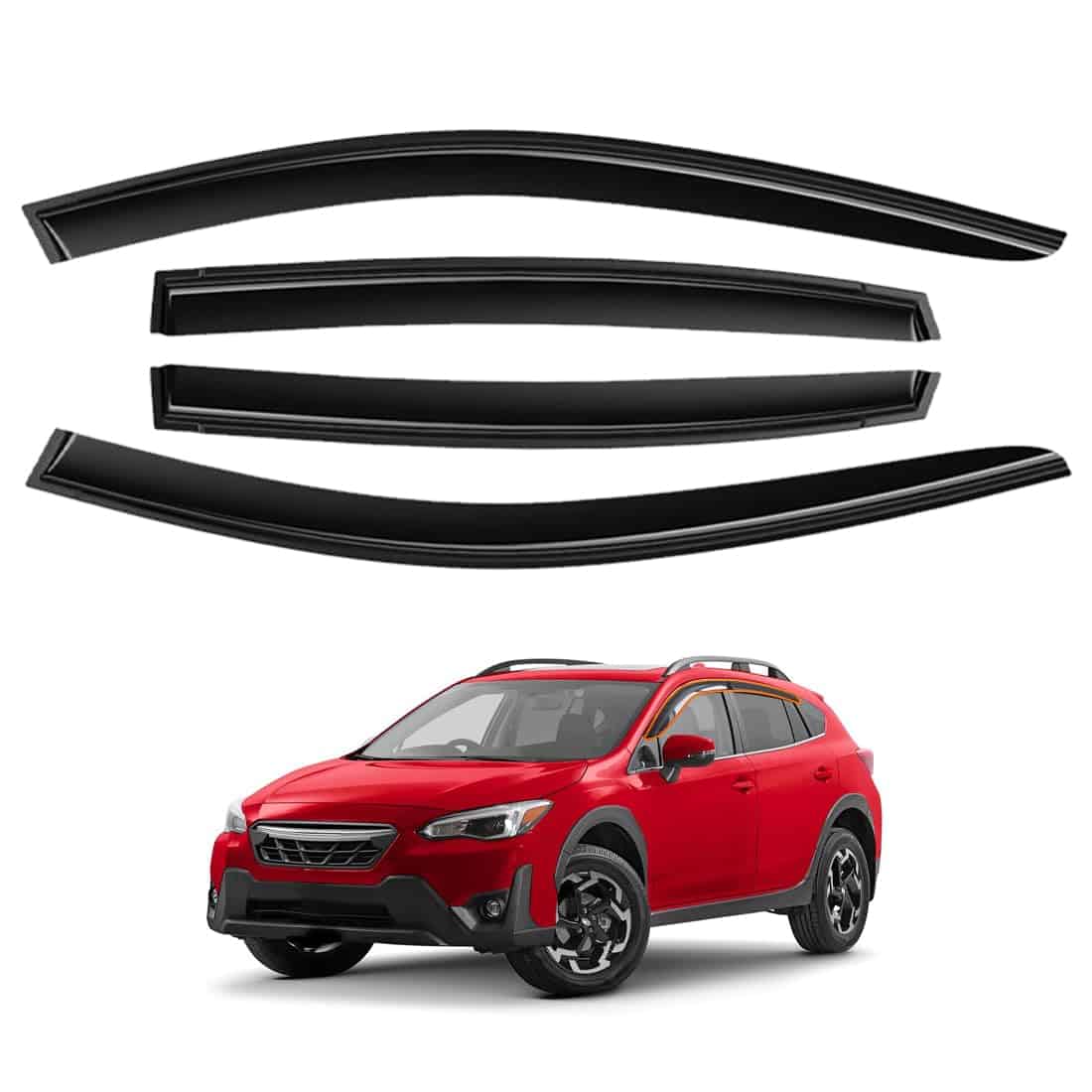 Viseras de ventanas ajustadas FIT 2018-2023 Subaru XV