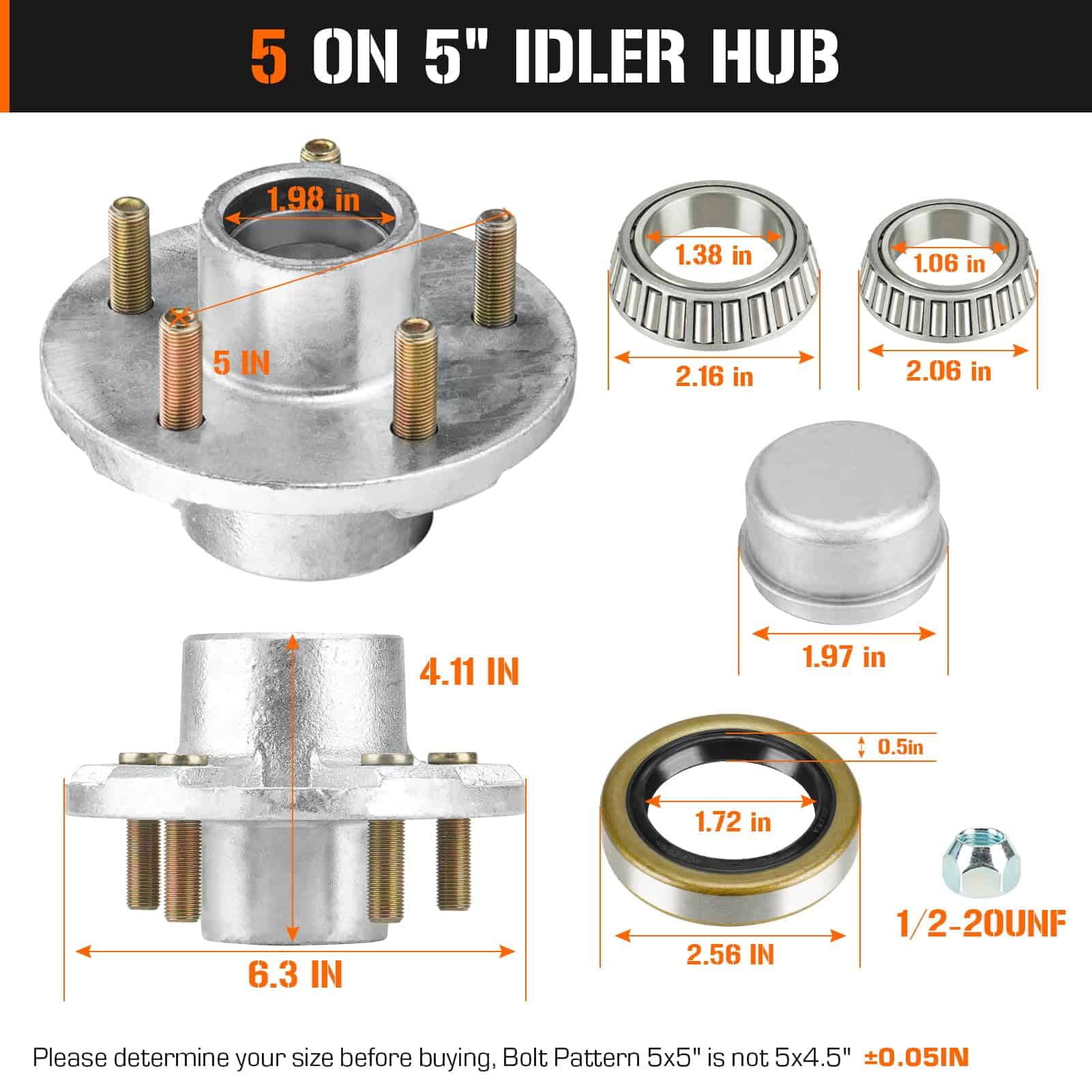 Kit de concentrador de rueda de galvanizado en caliente de - Imagen 5