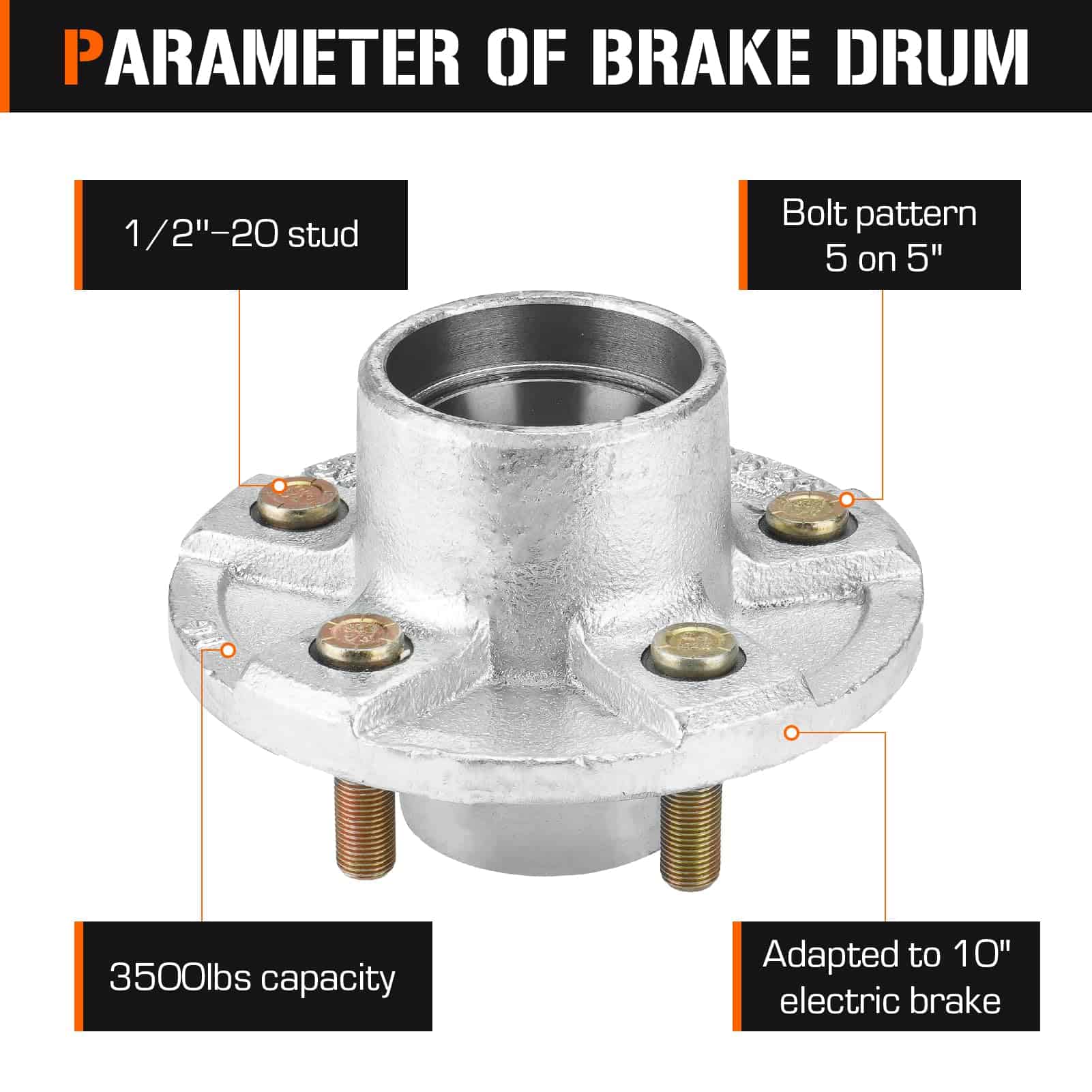 Kit de concentrador de rueda de galvanizado en caliente de - Imagen 3