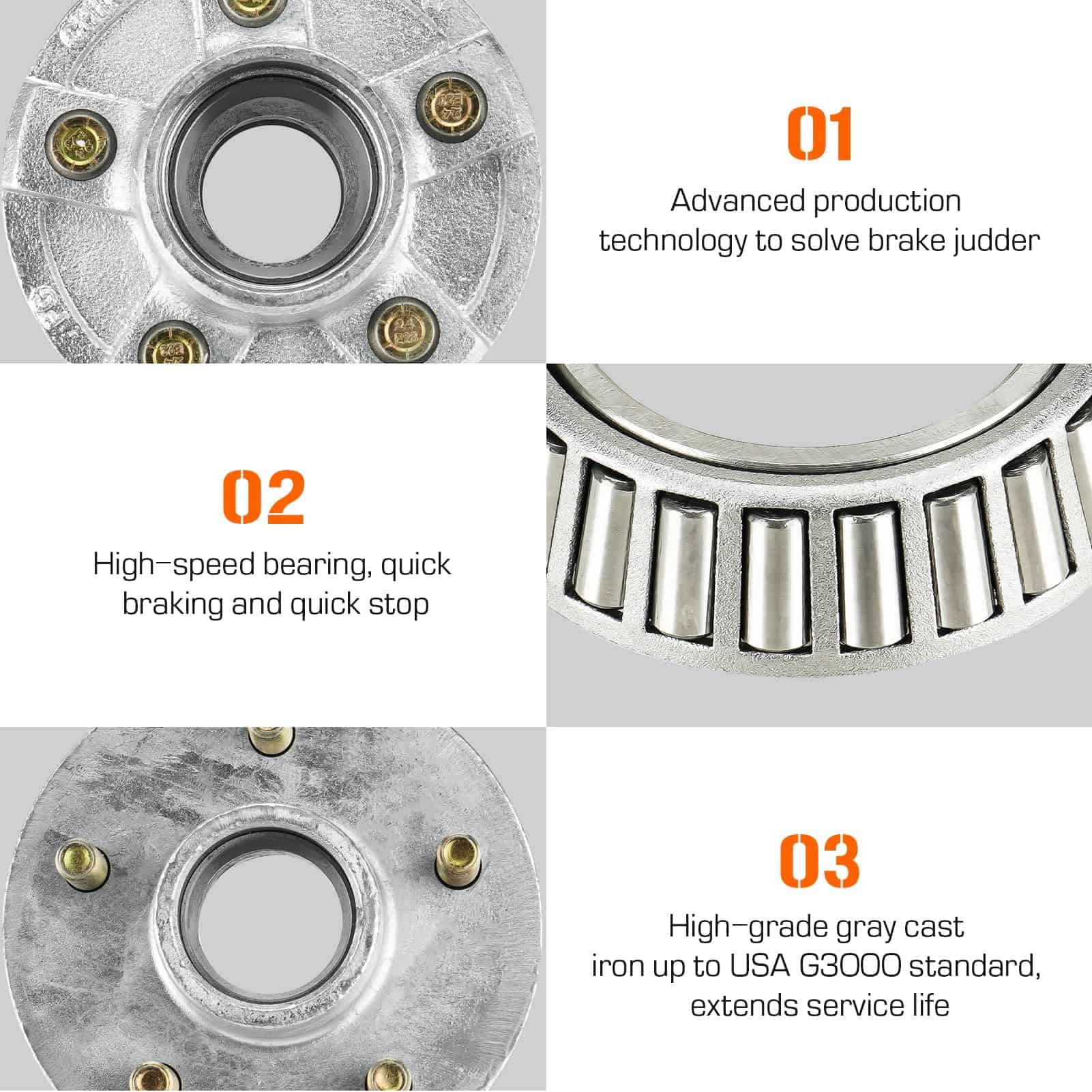 Kit de concentrador de rueda de galvanizado en caliente de - Imagen 6
