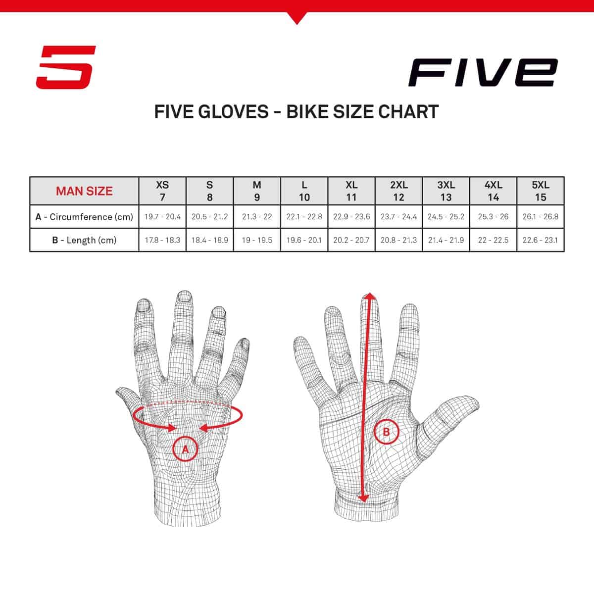 Guantes de moto FIVE GLOVES Oklahoma para hombre, Guantes - Imagen 7