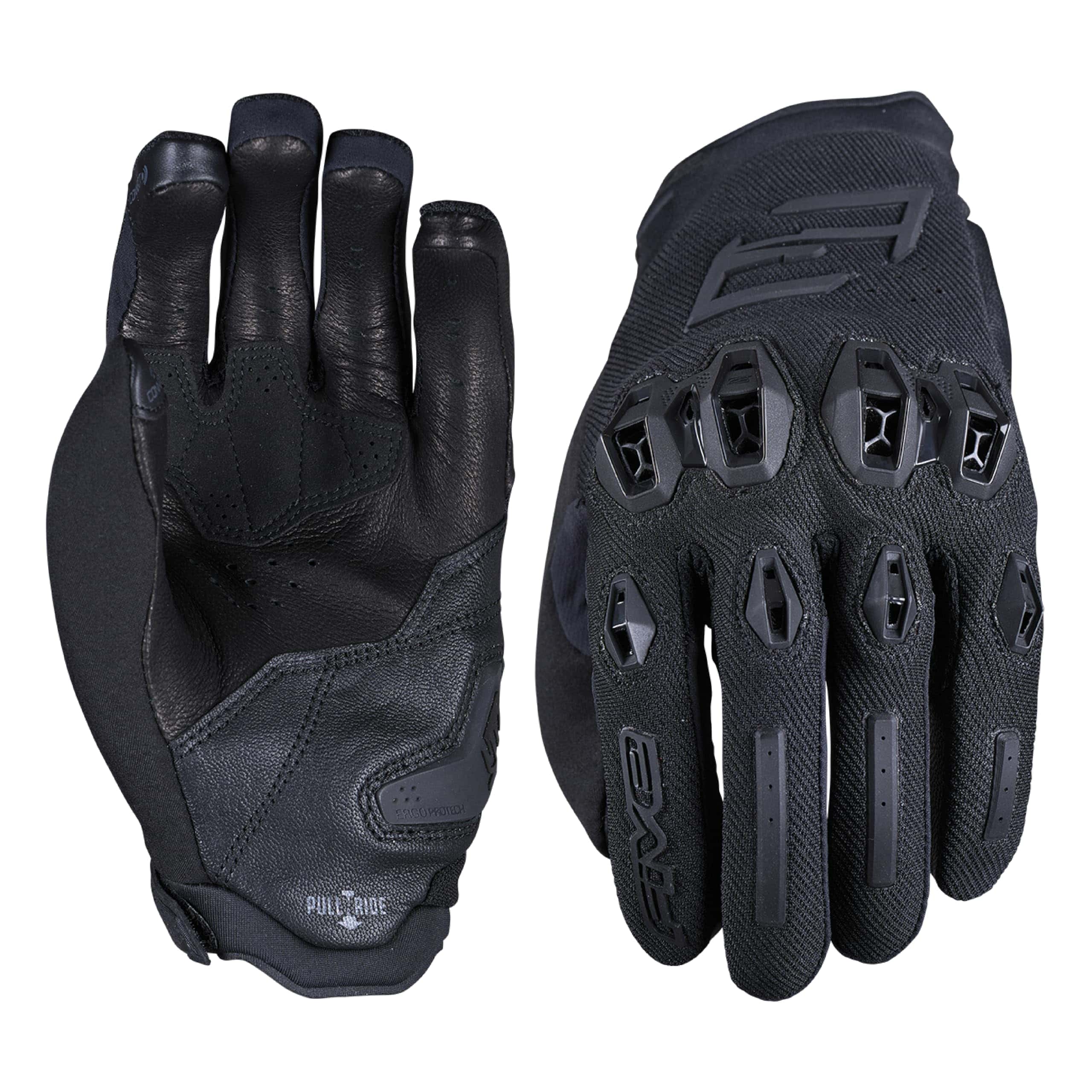 Guantes de moto FIVE GLOVES Stunt EVO 2 -Negro