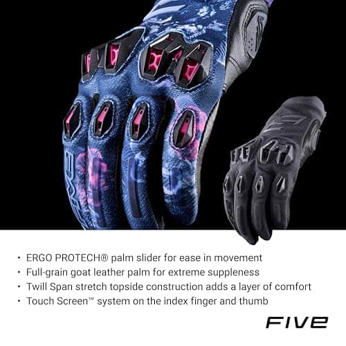 Guantes de moto FIVE GLOVES Stunt EVO 2 -Negro - Imagen 4