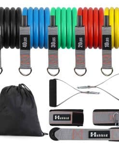 Bandas de Resistencia con Asas para Entrenamiento en Casa,