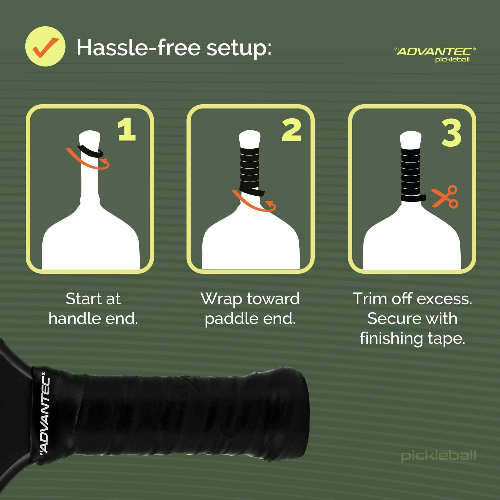 VT Advantec Vibration Dampening Pickleball Paddle Cushion - Imagen 6