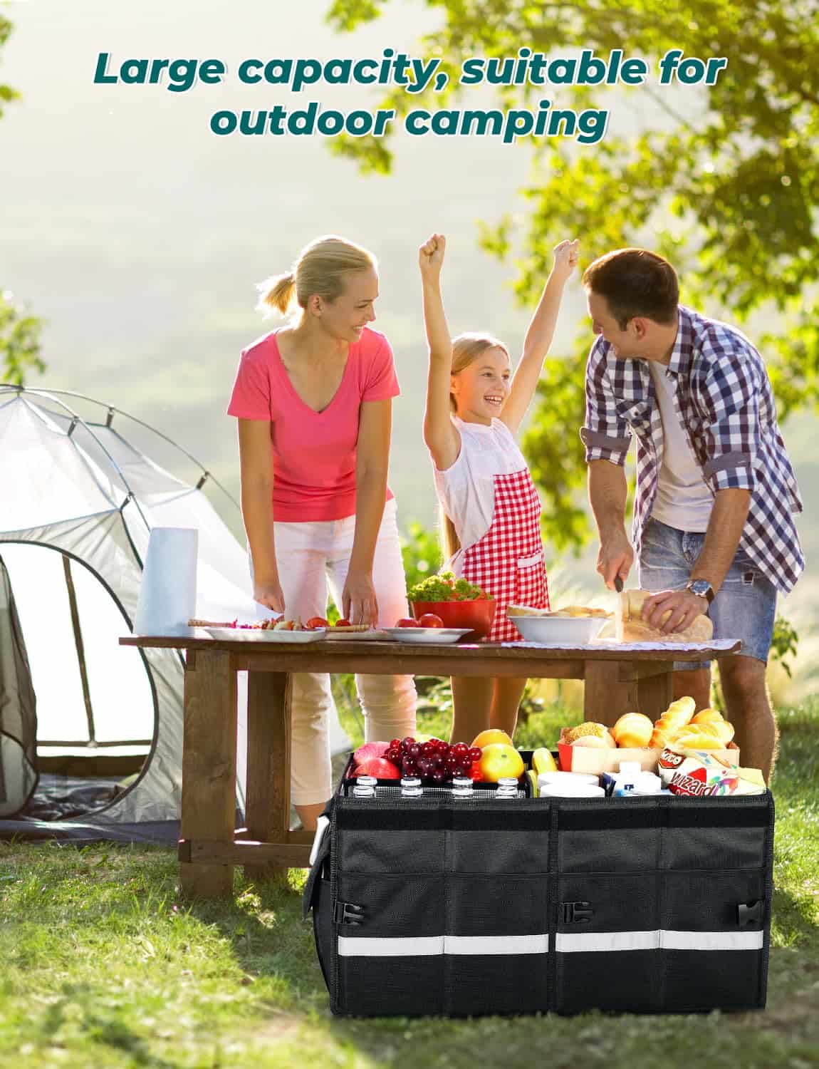 Organizador de maletero de coche YOHOOLYO con nevera Bolsa - Imagen 10