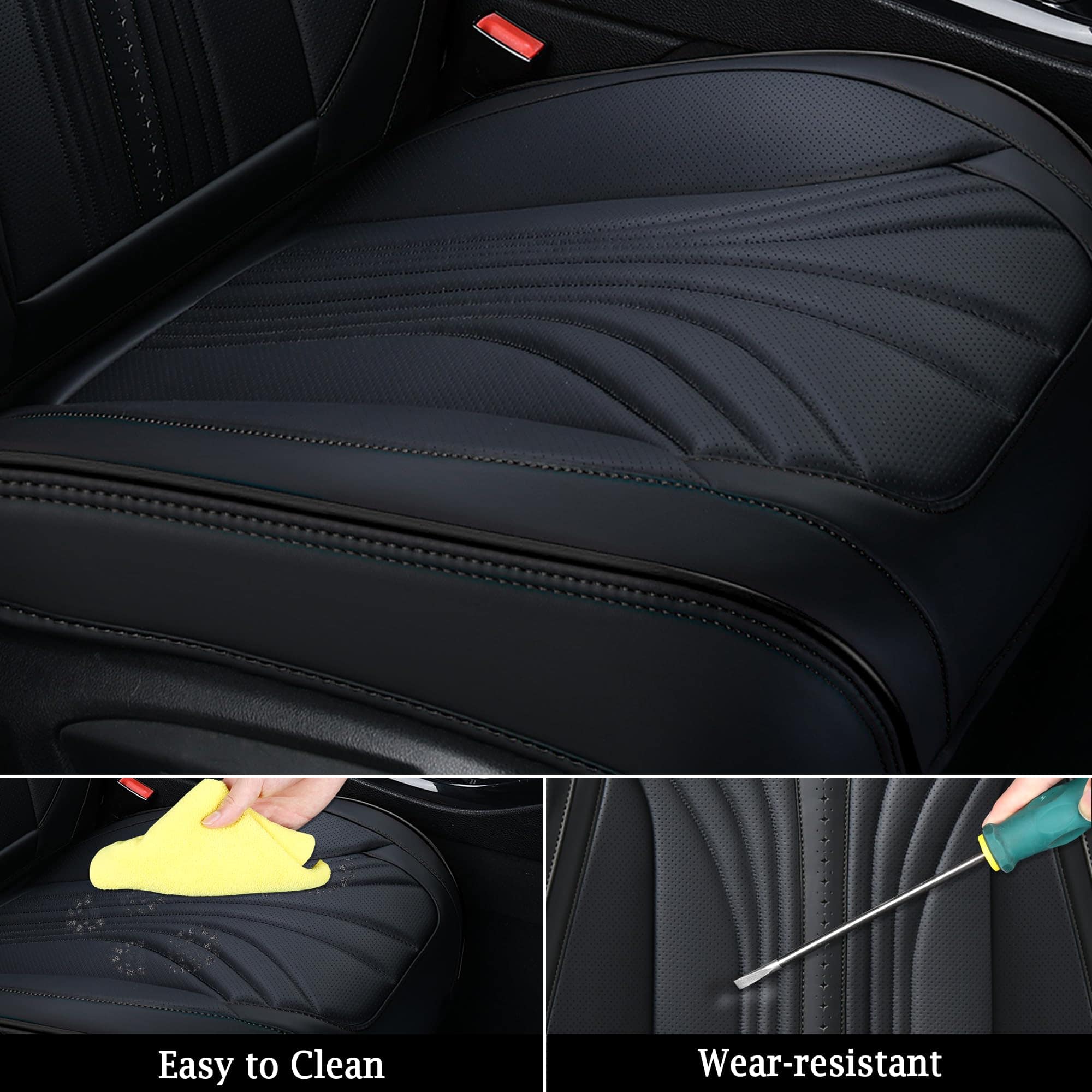 FLORICH Fundas de Asiento para Automóvil Juego Completo, - Imagen 8