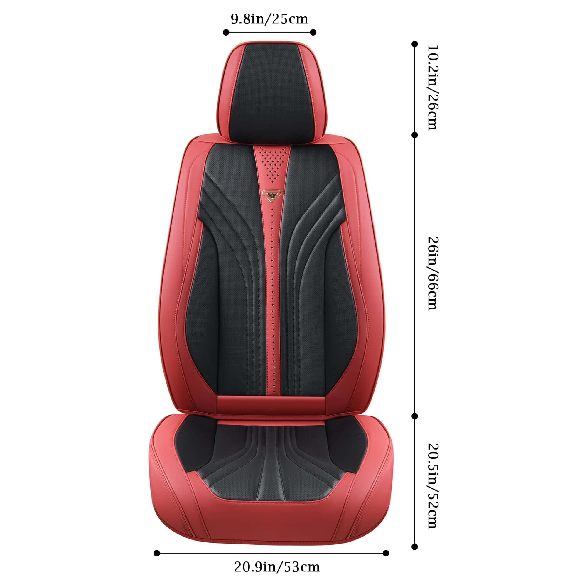Cubiertas de asiento de cuero FLORICH, juego -Negro - Imagen 4