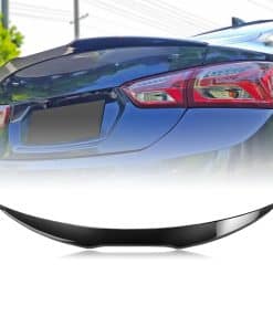 Ala de maletero trasero de alto brillo en negro compatible