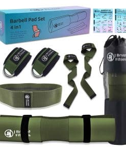 Set de Almohadilla de Barra J Bryant con 2 -Verde Militar