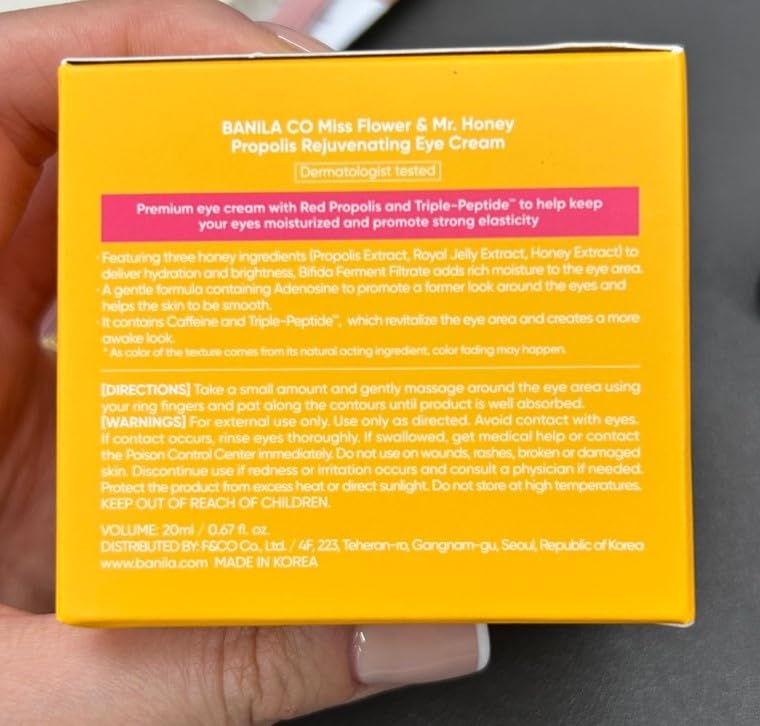 Crema para los ojos rejuvenecedora BANILA CO Miss Flower & - Imagen 4