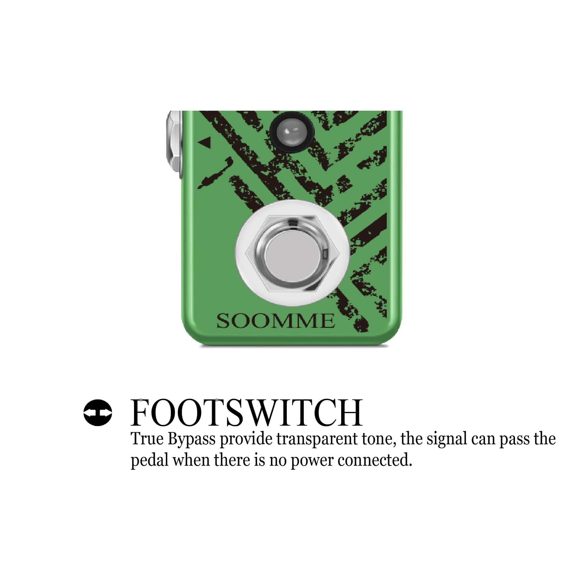 Pedal de Efecto de Guitarra Acústica SOOMME para Pedales - Imagen 6