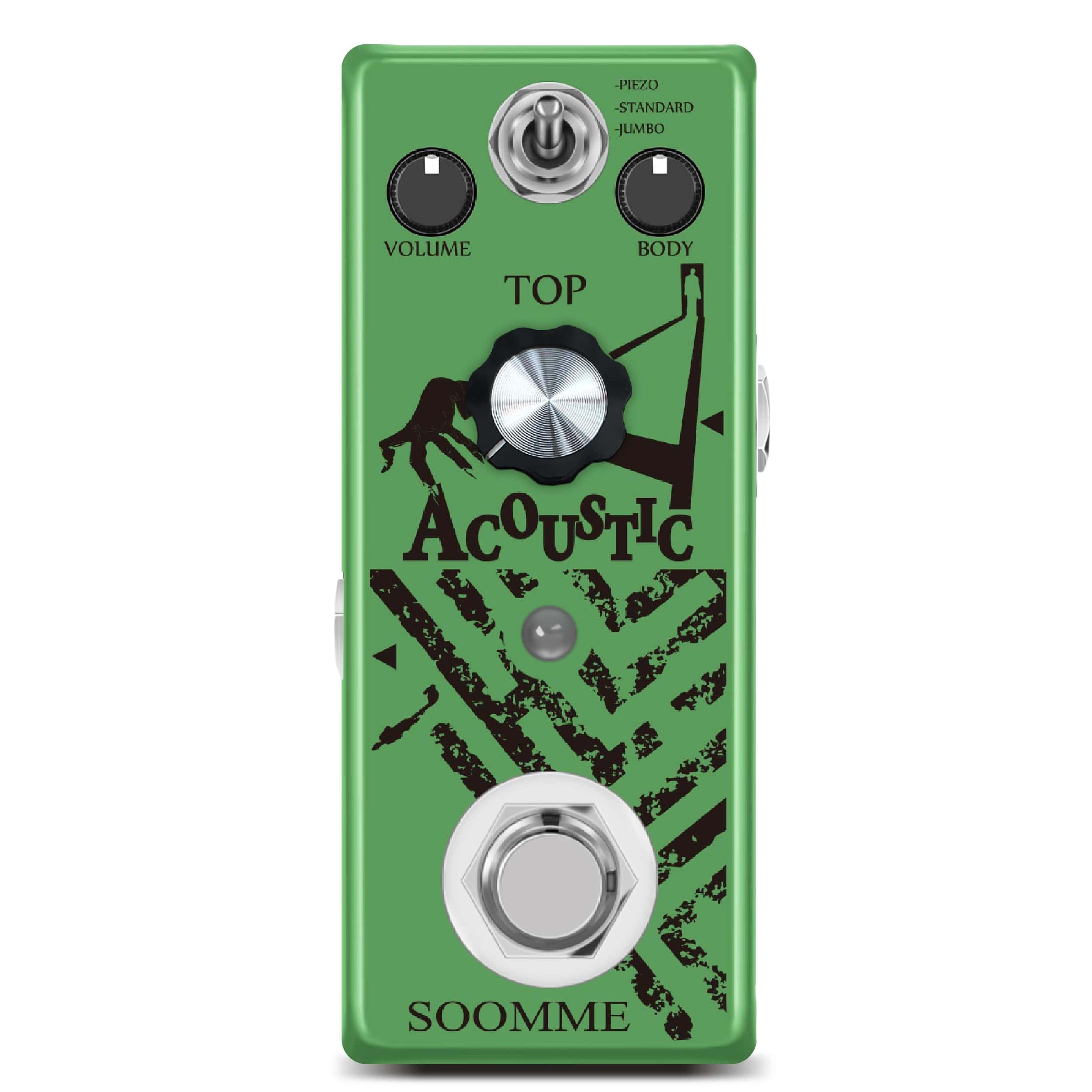 Pedal de Efecto de Guitarra Acústica SOOMME para Pedales