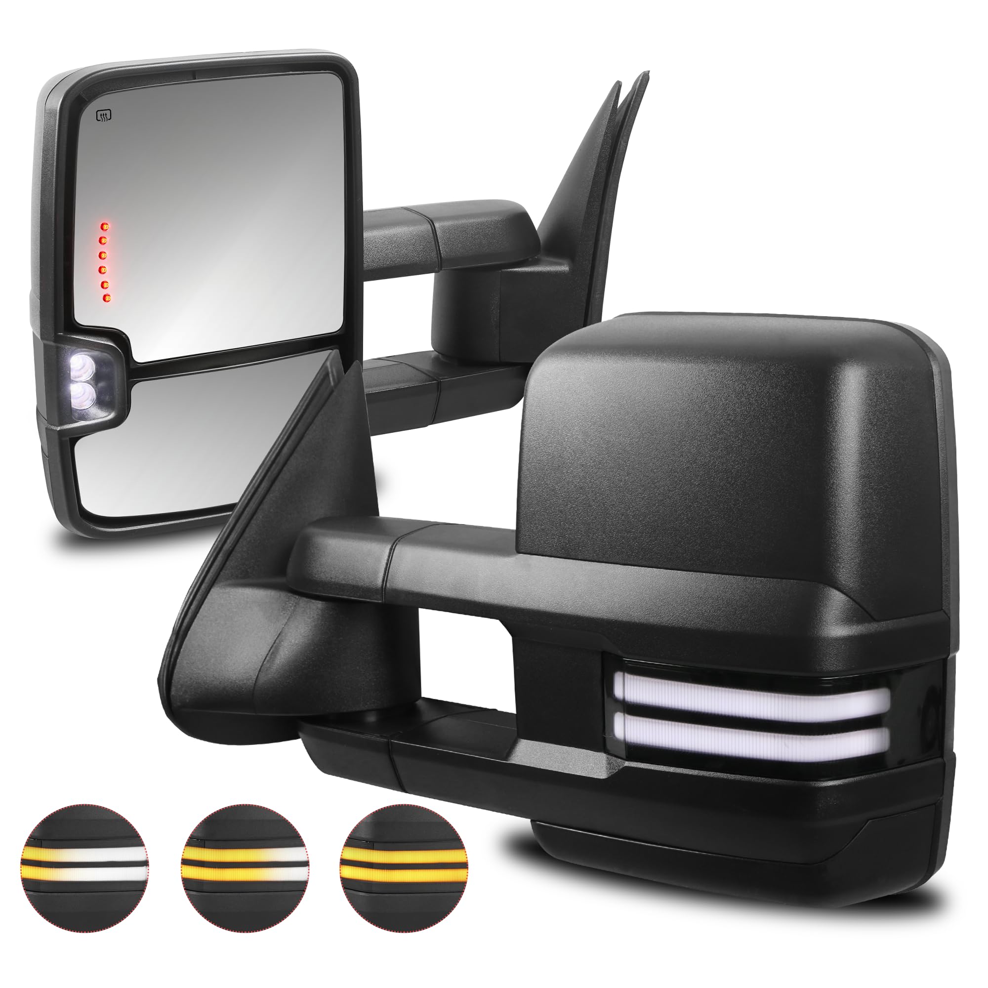Espejos de remolque con calefacción y energía AUTOSTARSHIP