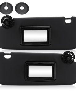 Par de Visera Solar Negra para Conductor Izquierdo y