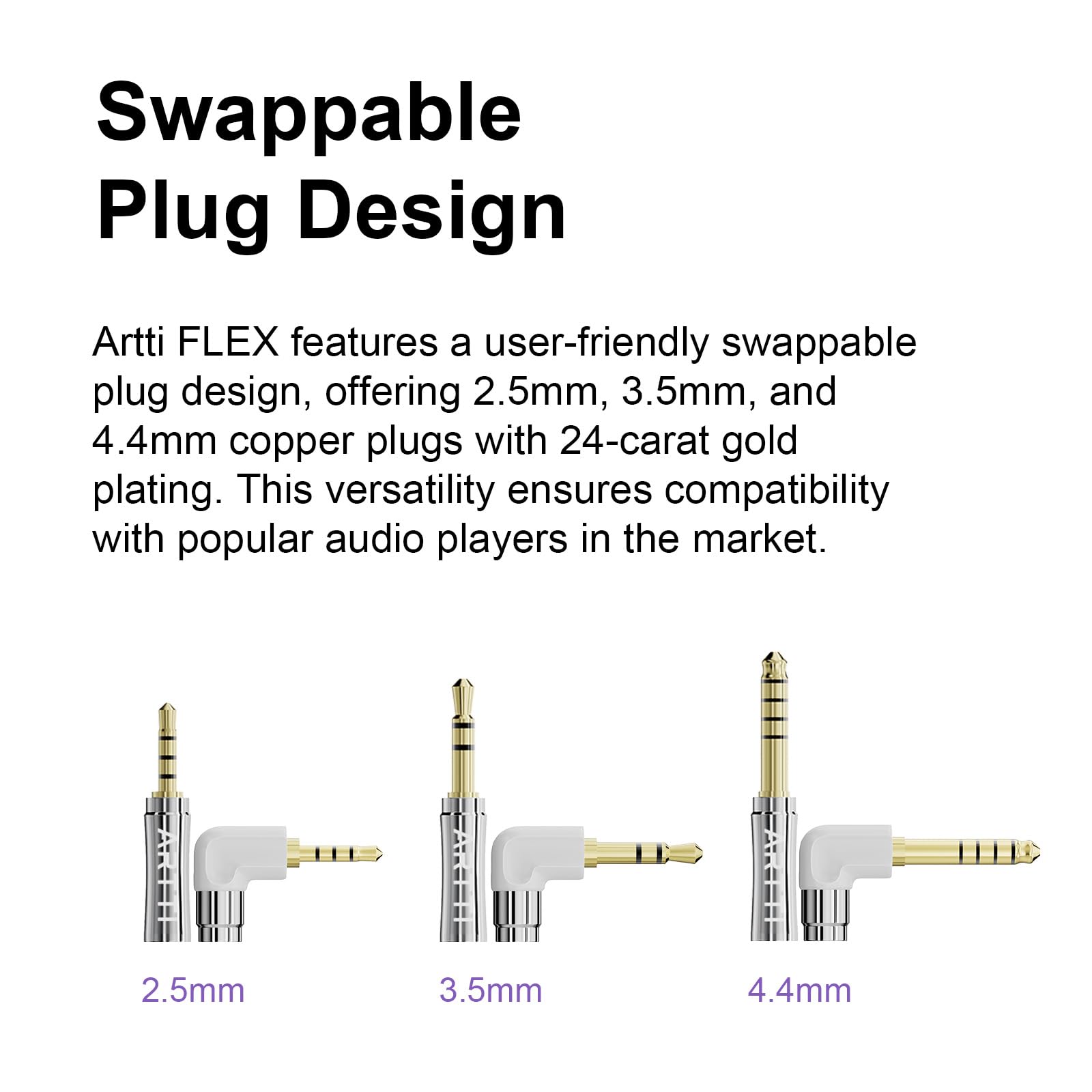Cable de actualización de auriculares ARTTI Flex 4 núcleos - Imagen 5