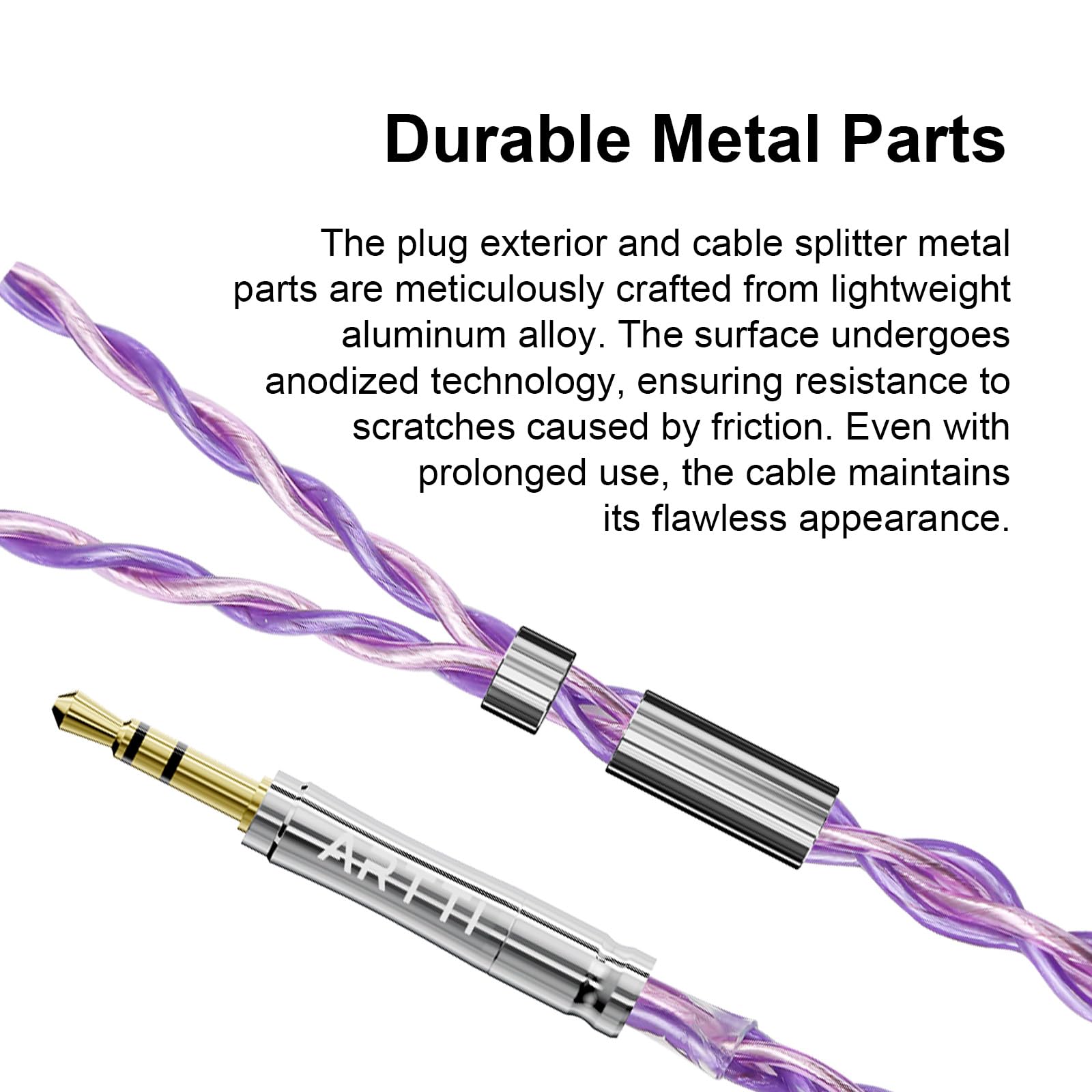 Cable de actualización de auriculares ARTTI Flex 4 núcleos - Imagen 7