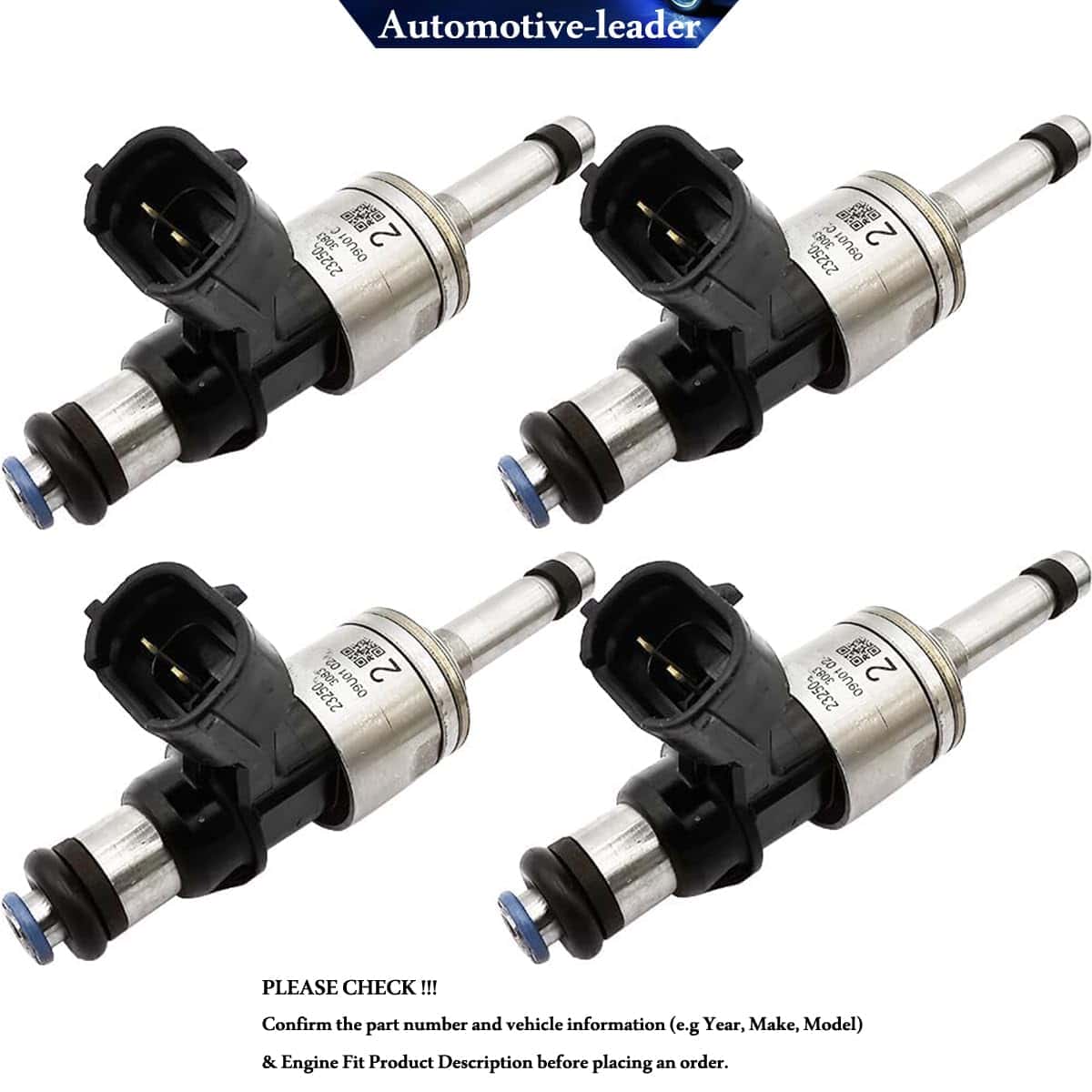 Automotive-leader 4Pcs 23250-25010 Inyector de Combustible - Imagen 3