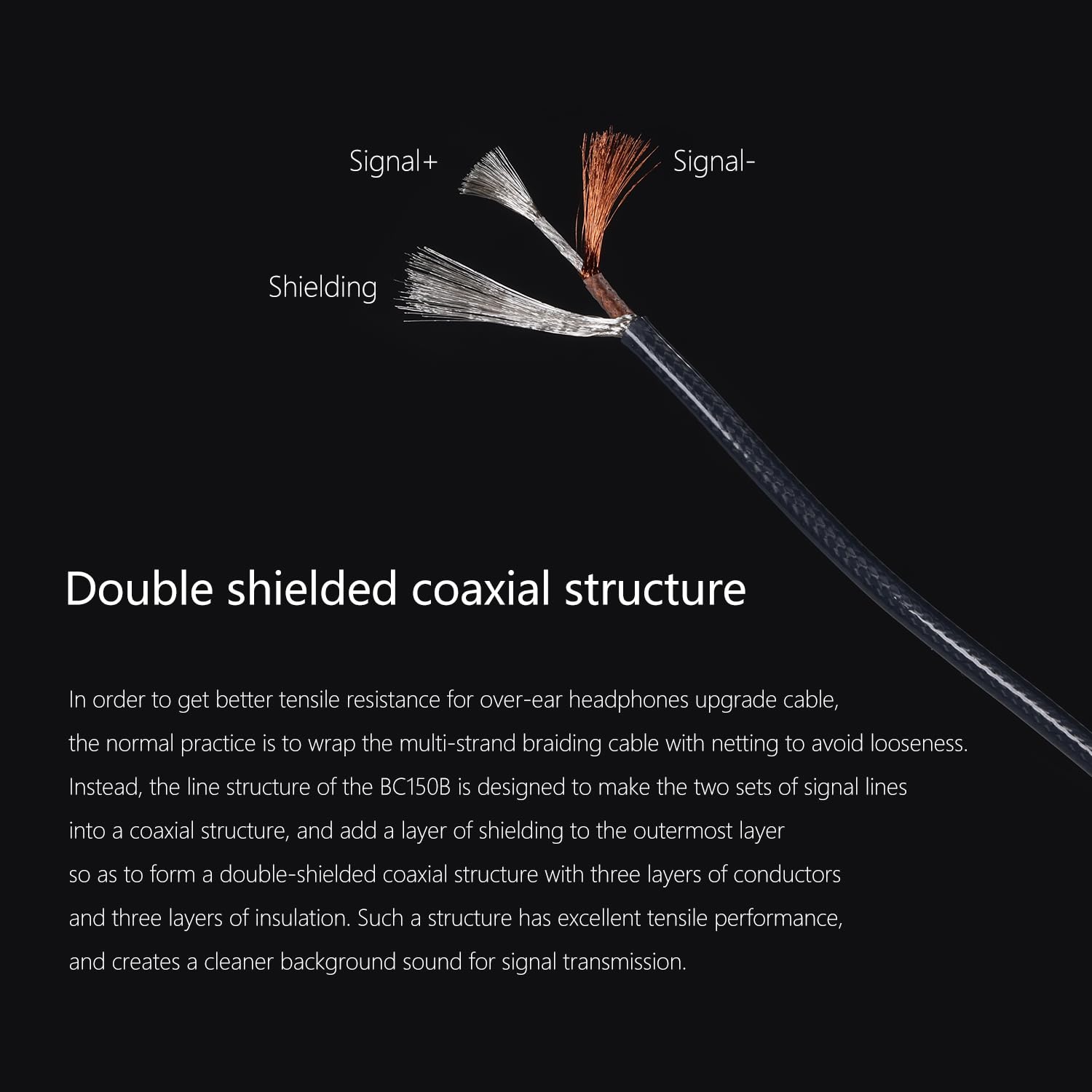 Cable de actualización de auriculares de doble blindaje - Imagen 4