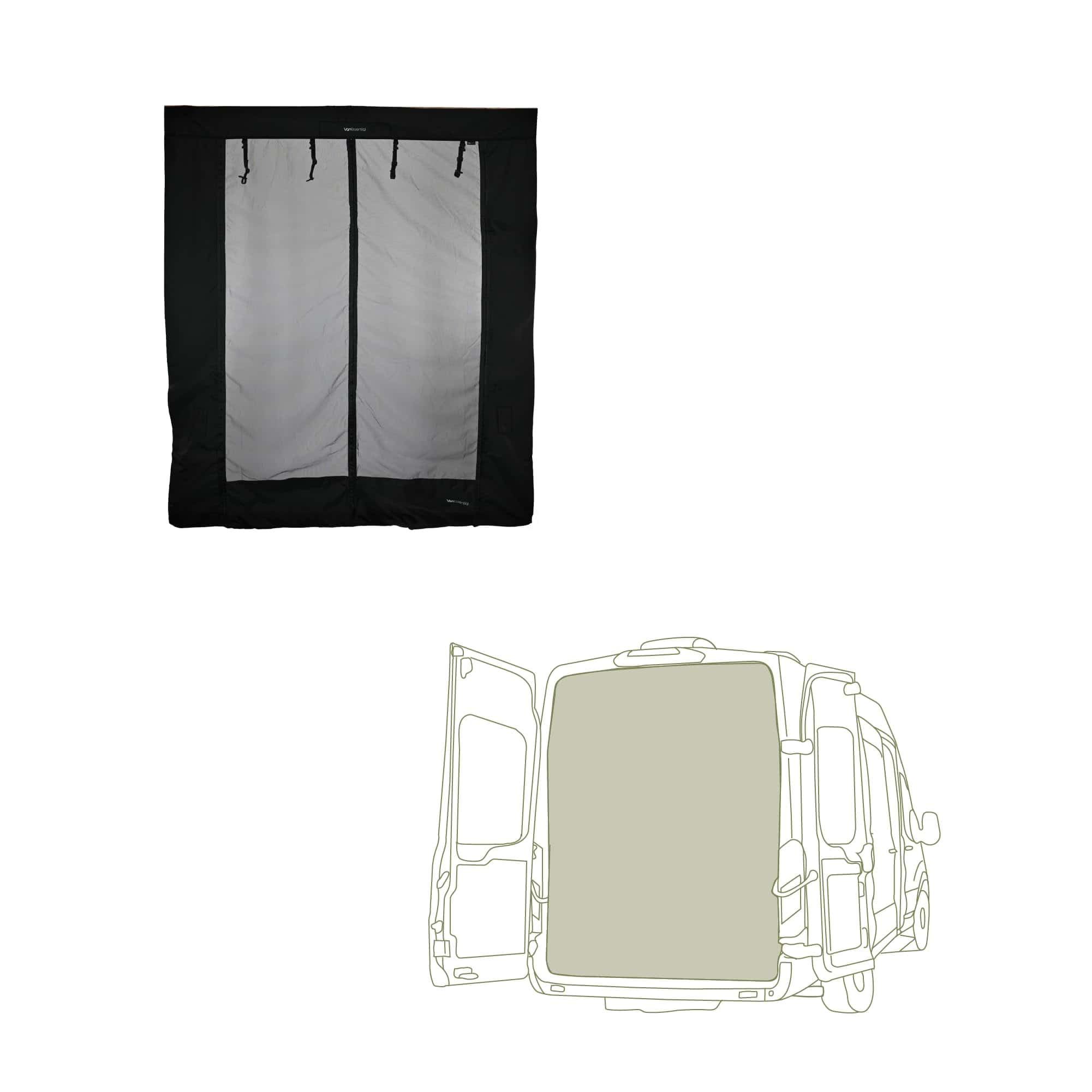 Malla Antipolvo de Puerta Trasera Completa para Ford