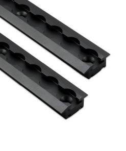 Kit de rieles de 48" Venture Track T-6 de aluminio negro