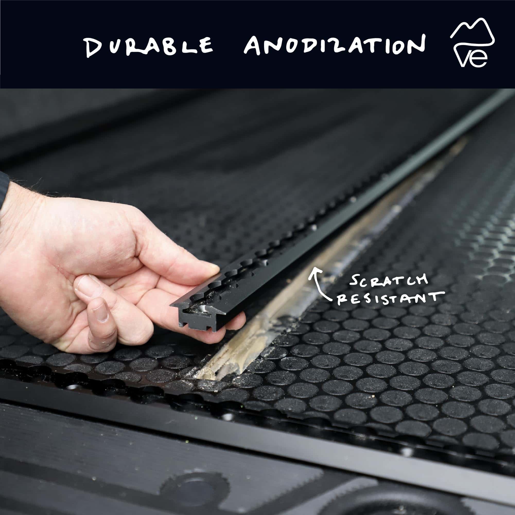 VanEssential 95" Venture Track T-6 de Aluminio L-Track - Imagen 3