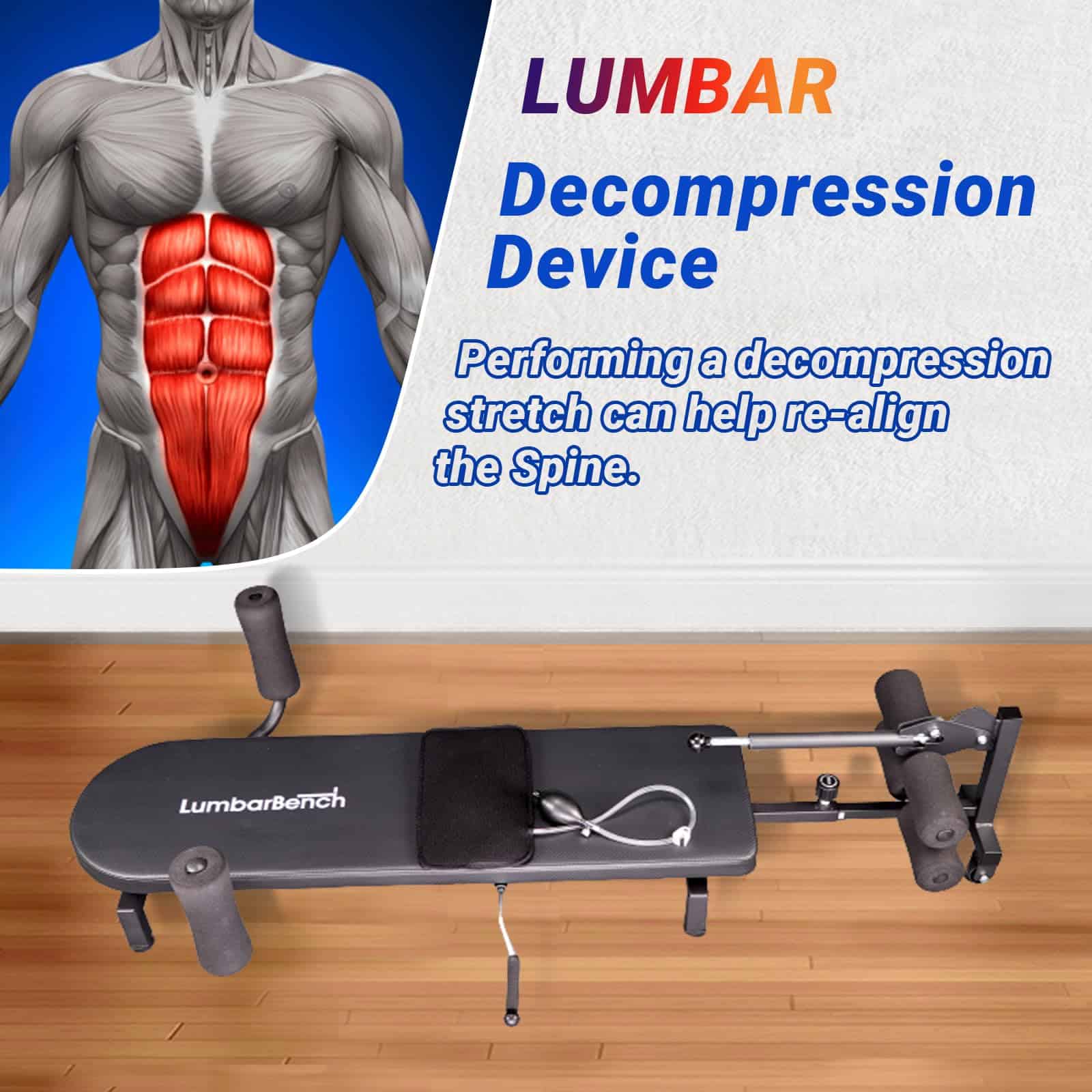 Mesa de Descompresión Lumbar por Lumbar Bench - Mesa de - Imagen 3