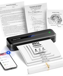 Impresoras Portátiles PhoFuta M832 Inalámbricas para Viajes
