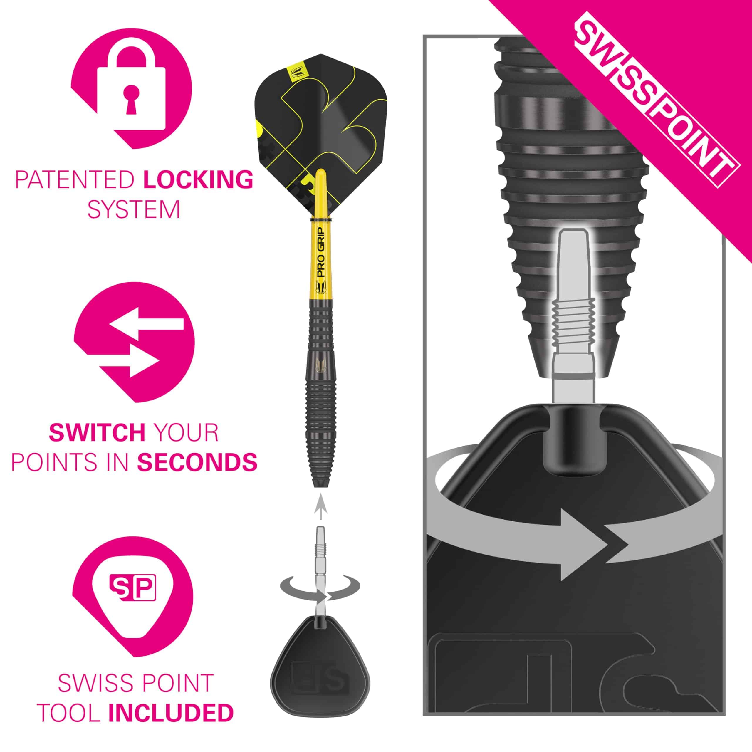 TARGET Darts Bolide Void 05 24G Juego de Dardos de Punta de - Imagen 5