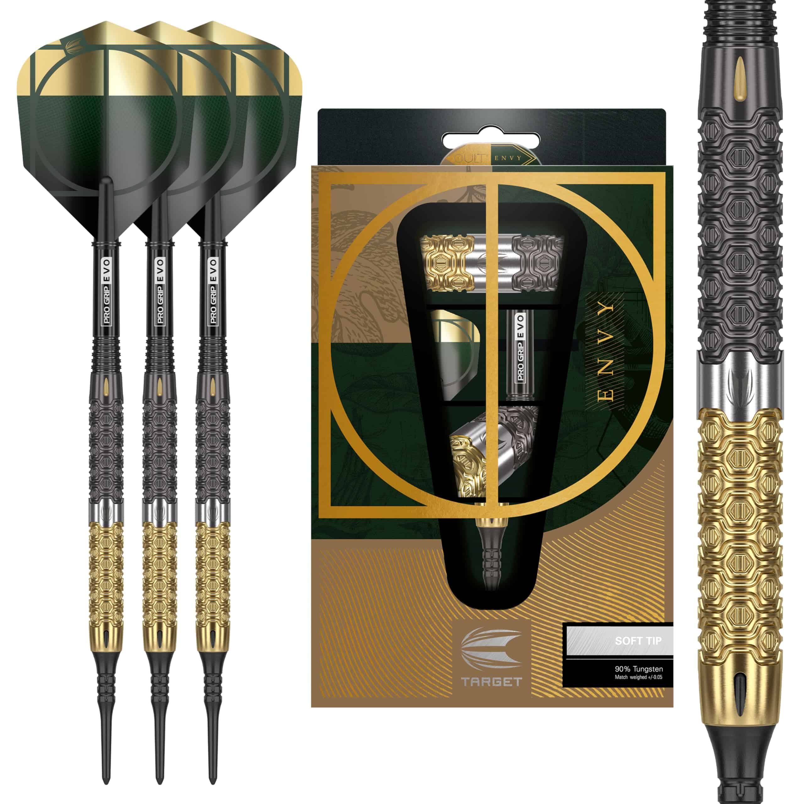 Set de dardos suaves TARGET Darts Cult Envy 10 21G de